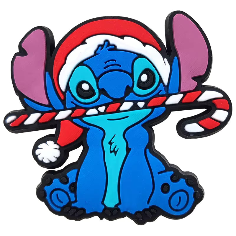 Candy Cane Blue Monster
